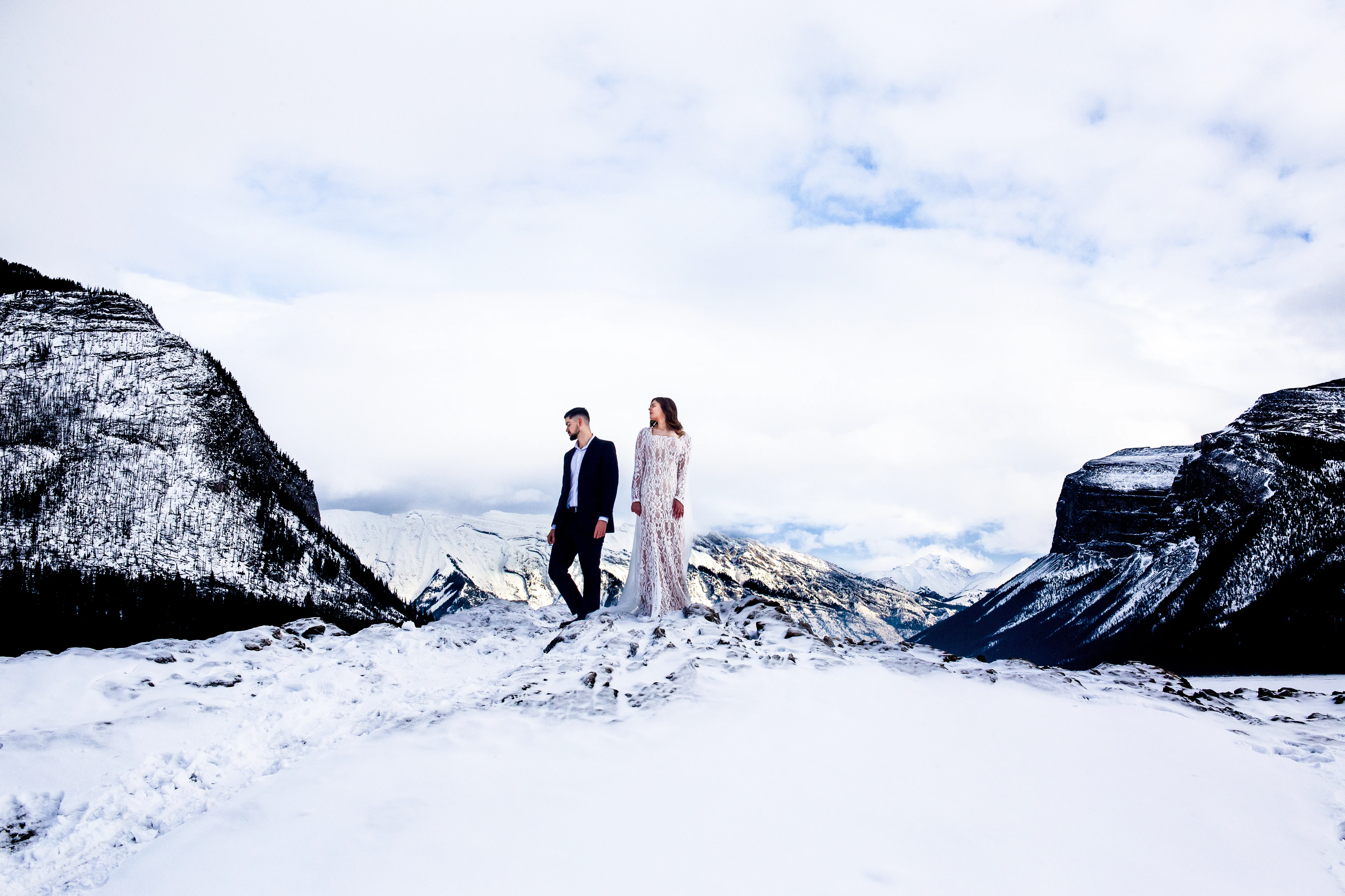 Fotografía editorial de boda - 2. Olivia & Isaac   Banff, CanadÁ